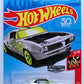 Hot Wheels 2018 - Collector # 128/365 - HW Flames 5/10 - ZAMAC 012 - Custom '67 Pontiac Firebird - ZAMAC - Walmart Exclusive - USA 50th Card