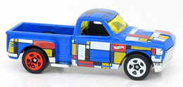 Hot Wheels 2022 - Collector # 108/250 - HW Art Cars 4/10 - '69 Chevy Pickup - Blue - USA