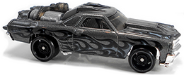 Hot Wheels 2020 - Collector # 040/250 - HW Dream Garage 8/10 - Custom '71 El Camino - Metallic Dark Gray - USA Card