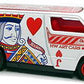 Hot Wheels 2021 - Collector # 065/250 - HW Art Cars 4/10 - Treasure Hunts - Custom '77 Dodge Van - White / Circle Flame Logo on Sides - International Card