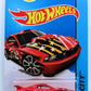 Hot Wheels 2014 - Collector # 018/250 - HW City / HW Goal - Custom '12 Ford Mustang - Red - USA 'WIN' Card