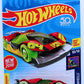 Hot Wheels 2018 - Collector # 220/365 - HW Glow Wheels 10/10 - New Models - Cyber Speeder - Red - USA 50th Card