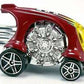 Hot Wheels 2006 - Collector # 009/223 - First Editions 09/38 - Cyclops - Dark Red - Bright Chrome Engine -  PR5 Wheels - USA Card