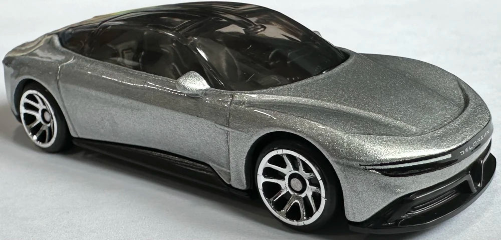 Hot Wheels 2025 - Silver Series / Theme / Fast & Furious: Villians 5/5 - 2022 DeLorean Alpha5 - Silver Metalflake - J5 Wheels - Walmart Exclusive