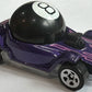Hot Wheels 2025 - Collector # 188/250 - Experimotors 7/10 - New Models - Decidedly Go - Purple Metalflake & Black / #8 - White 5 Spoke Wheels - International 'Magic Ball' Card
