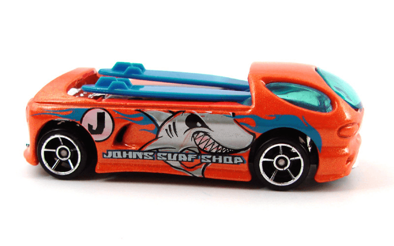 Hot Wheels 2010 - Collector # 178/240 - Race World / Beach 2/4 - Deora II - Metalflake Orange / Blue Surf Boards - USA '11 Card