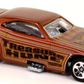 Hot Wheels 2008 - Collector # 167/196 - Treasure Hunts 7/12 - Dodge Challenger Funny Car - Brown Metalflake - 5 Spoke Wheels - Body Lifts Up - USA Card