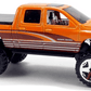Hot Wheels 2009 - Collector # 087/190 - HW Special Features 01/10 - Dodge Ram 1500 - Orange - Truck Bed Opens - International Card