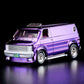 Hot Wheels 2024 - HWC/RLC Exclusive - Dodge Tradesman - Spectraflame Purple - Metal/Metal - Real Riders - Opening Doors - Acrylic Display Case