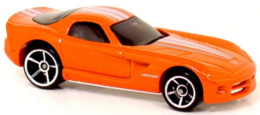 Hot Wheels 2008 - Collector # 168/172 - T-Hunt 8/12 - Dodge Viper - Orange - OH5SP Wheels - International Card
