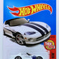 Hot Wheels 2017 - Collector # 340/365 - Then And Now 9/10 - Dodge Viper RT/10 - White -  International Card