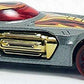 Hot Wheels 2012 - Collector # 201/247 - Thrill Racers / Volcano 1/5 - Dodge XP-07 - Satin Gray - Transparent Red Tires - USA Card