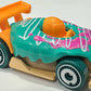 Hot Wheels 2026 - Collector # 054/250 - Sweet Rides 1/5 - Donut Drifter - Teal & Orange - White Aero Disc Wheels - USA '2026' Card