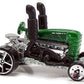 Hot Wheels 2008 - Collector # 006/196 - New Models 6/40 - Dragter (Tractor) - Green - Large OH5Sp Rear Wheels - USA Card