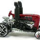 Hot Wheels 2008 - Collector # 006/196 - New Models 6/40 - Dragter (Tractor) - Red - Large OH5Sp Rear Wheels - USA Card