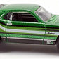 Hot Wheels 2014 - Collector # 097/250 - HW City / Mustang 50th - '70 Ford Mustang MACH 1 - Metalflake Green / White Stripes - M5 Wheels - USA Card
