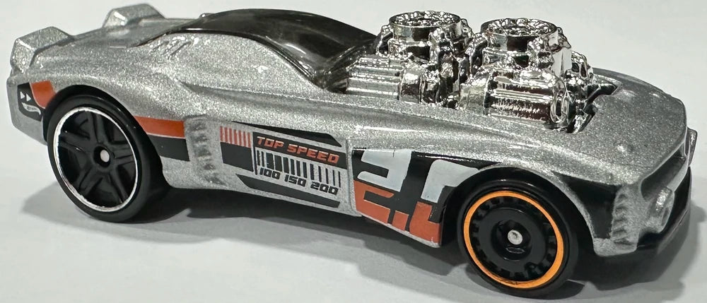 Hot Wheels 2025 - Collector # 151/250 - HW EV 9/10 - Rodger Dodger 2.0 - Silver Metallic - USA Card