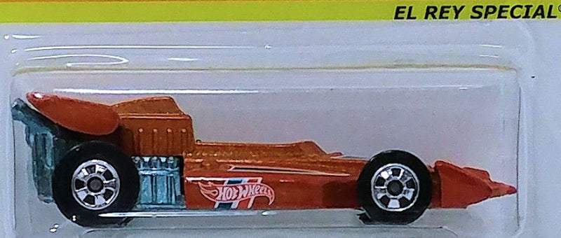Hot Whels 2013 - Flying Customs Series / Mix 4 - El Rey Special - Dark Orange - Basic Wheels - Metal/Metal - Target Exclusive