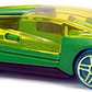 Hot Wheels 2018 - Collector # 227/365 - X-Raycers 1/10 - El Viento - Transparent Yellow & Green - USA 50th Card