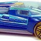 Hot Wheels 2018 - Collector # NONE - X-Raycers 1/10 - Treasure Hunts - El Viento - Transparent Blue & Blue - USA 50th Card