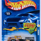 Hot Wheels 2002 - Collector # 169/240 - Enforcer - Metallic Gold - Unpainted Base - USA 'Race & Win' Card