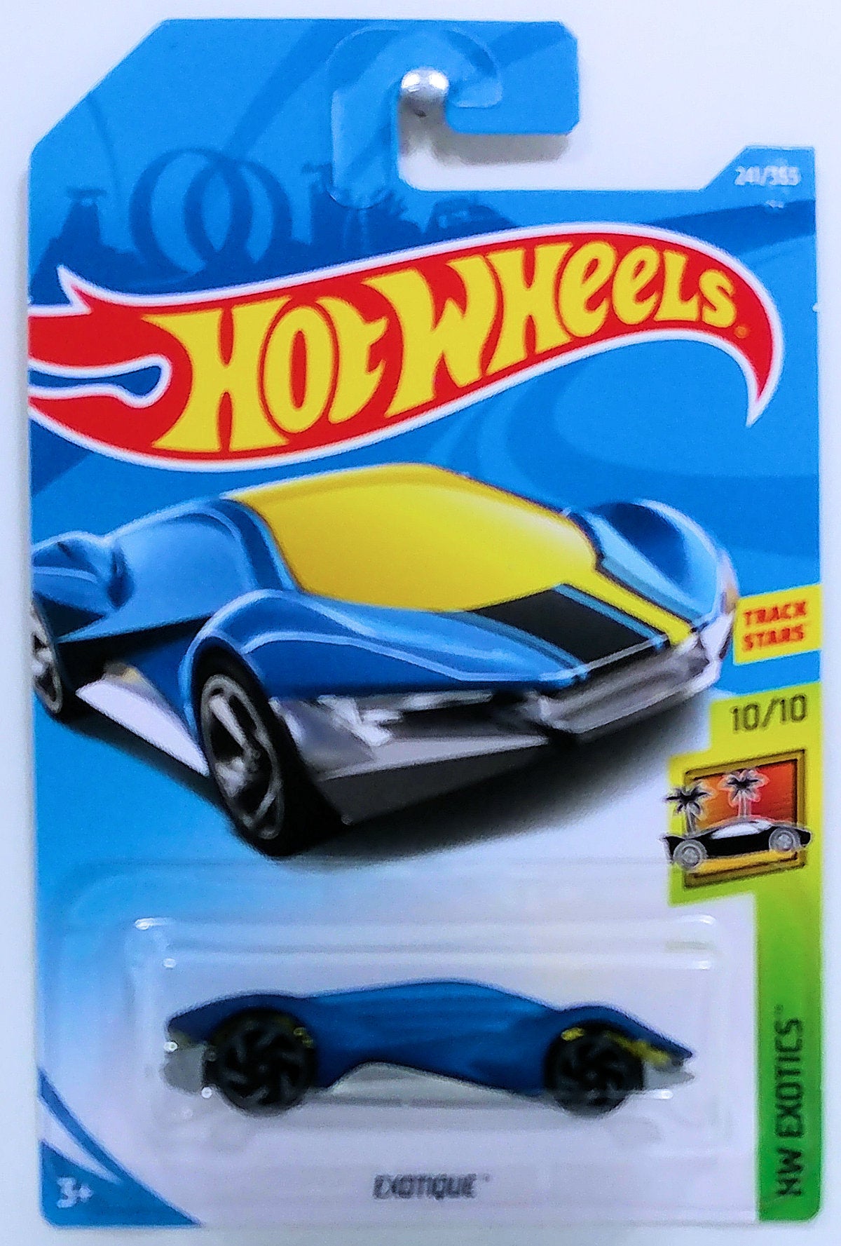 Hot Wheels 2018 - Collector # 365/365 - HW Exotics 10/10 - New Models - Exotique - Satin Blue - IC