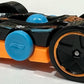 Hot Wheels 2025 - Collector # 117/250 - Experimotors 2/10 - Flippin Fast - Black over Orange - USA 'Let's Race' Card