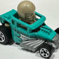 Hot Wheels 2025 - Collector # 118/250 - Experimotors 3/10 - Skull Shaker - Turquoise / Alabaster Figure - USA 'Let's Race' Card