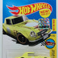 Hot Wheels 2017 - Collector # 022/365 - Legends of Speed 01/10 - New Models - Fairlady 2000 - Light Yellow - Brown Stripes / White Circle - USA Card with Factory Set Sticker