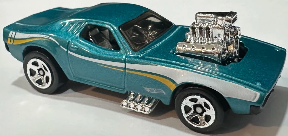Hot Wheels 2026 - Collector # 019/250 - HW Fan Driven 2/5 - Rodger Dodger - Teal Metalflake - 5 Spokes - USA Card