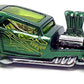 Hot Wheels 2017 - Collector # 248/365 - Fright Cars 4/5 - Fangula - Metalflake Green - 5 Spoke Wheels - USA Card