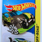 Hot Wheels 2015 - Collector # 076/250 - HW Off-Road / Road Rally - Fast 4WD - Silver Metalflake - USA 'Showdown' Card