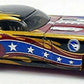 Hot Wheels 2015 - Collector # 069/250 - HW City / HW All Stars / Treasure Hunts - Fast Felion - Gold - USA 'Showdown' Card