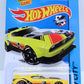 Hot Wheels 2014 - Collector # 017/250 - HW City / HW Goal - Fast Fish - Yellow - USA 'Showdown' Card