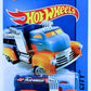 Hot Wheels 2015 - Collector # 007/250 - HW City / HW City Works / Treasure Hunts - Fast Gassin' - Dark Blue Tank, Light Blue Cab & Orange Fenders - USA Card