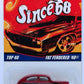 Hot Wheels 2008 - Since '68 / Top 40 # 24/40 - Fat Fendered '40 - Red over Flat Black - White Walls on Basic Wheels - Metal/Metal