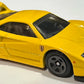 Hot Wheels 2025 - Collector # 198/250 - HW Exotics 4/5 - New Models - Ferrari F40 Competizione - Yellow - Gray 5 Spokes - USA 'Prancing Horse' Card
