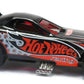 Hot Wheels 2002 - Collector # 075/240 - Cold Blooded Series 1/4 - Firebird Funny Car - Black - Body Flips Up - USA Race & Win Card