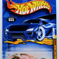 Hot Wheels 2001 - Collector # 043/240 - Fossil Fuel Series 3/4 - Firebird Funny Car - Silver / T-Rex - 5 Spokes - USA Card