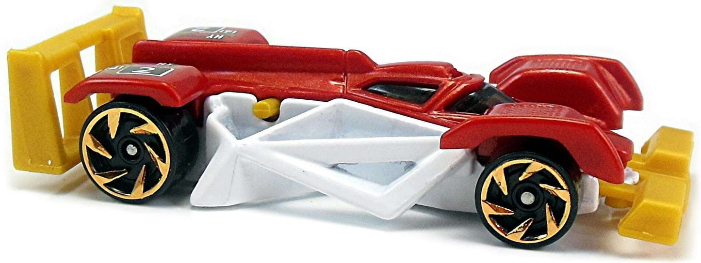 Hot Wheels 2017 - Collector # 241/365 - Legends of Speed 6/10 - New Models - Flash Drive - Red & White - USA Card