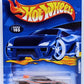 Hot Wheels 2001 - Collector # 165/240 - Flashfire - Silver & Black - WSP Wheels - USA Card