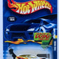 Hot Wheels 2002 - Collector # 184/240 - Ford Focus - White with Black, Red & Orange Handy Graphics - USA 'Race & Win' Card