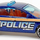 Hot Wheels 2009 - Collector # 109/190 - HW City Works 3/10 - Ford Fusion - Blue / Police - USA 'Snowflake' Card - Target Exclusive