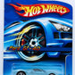Hot Wheels 2005 - Collector # 162/183 - Ford GT-40 - Metallic Lite Blue / Orange Stripe / #32 - PR5 Wheels - USA '06 Card