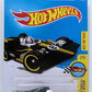Hot Wheels 2017 - Collector # 071/365 - Legends of Speed 7/10 - Formula Flashback - Dark Green & Yellow - USA Card