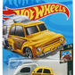 Hot Wheels 2021 - Collector # 022/250 - HW Getaways 2/5 - RV There Yet - Yellow & ZAMAC / Woodgrain - USA Card