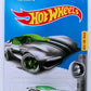 Hot Wheels 2017 - Collector # 207/365 - Super Chromes 3/10 - Gazella GT - Chrome Body / Green Window - USA 'Need for Speed' Card
