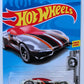 Hot Wheels 2018 - Collector # 160/365 - Super Chromes 3/10 - Gazella GT - Chrome - International Card