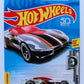 Hot Wheels 2018 - Collector # 160/365 - Super Chromes 3/10 - Gazella GT - Chrome - USA 50th Card
