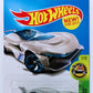 Hot Wheels 2017 - Collector # 358/365 - HW Exotics 1/10 - New Models - Gazella R - Silver - USA Card